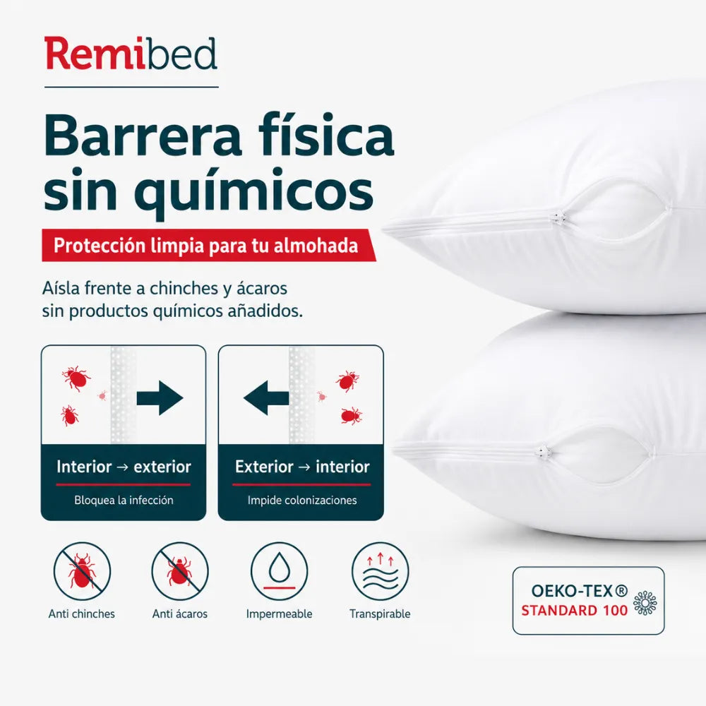 Remi - Funda Almohada Anti Chinches