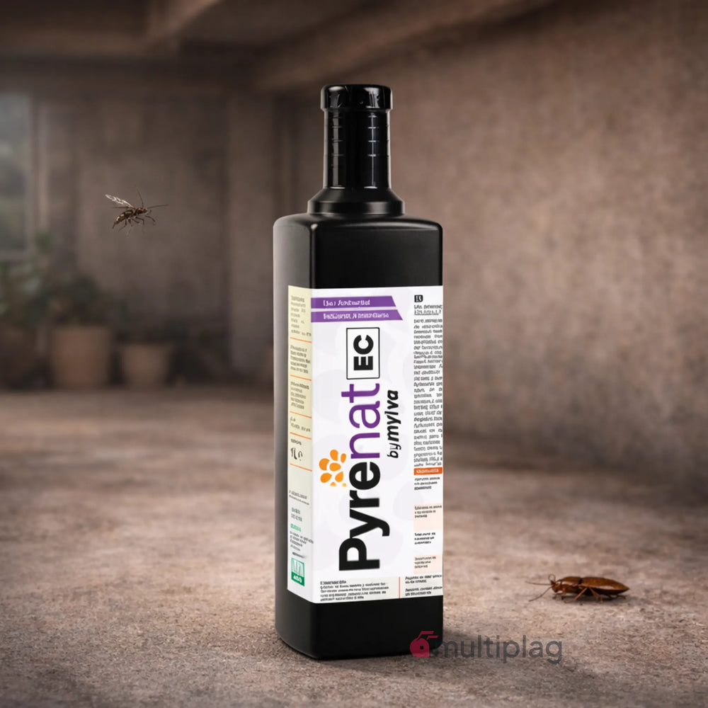 Insecticida emulsionable Pyrenat EC con piretrinas naturales para pulverización