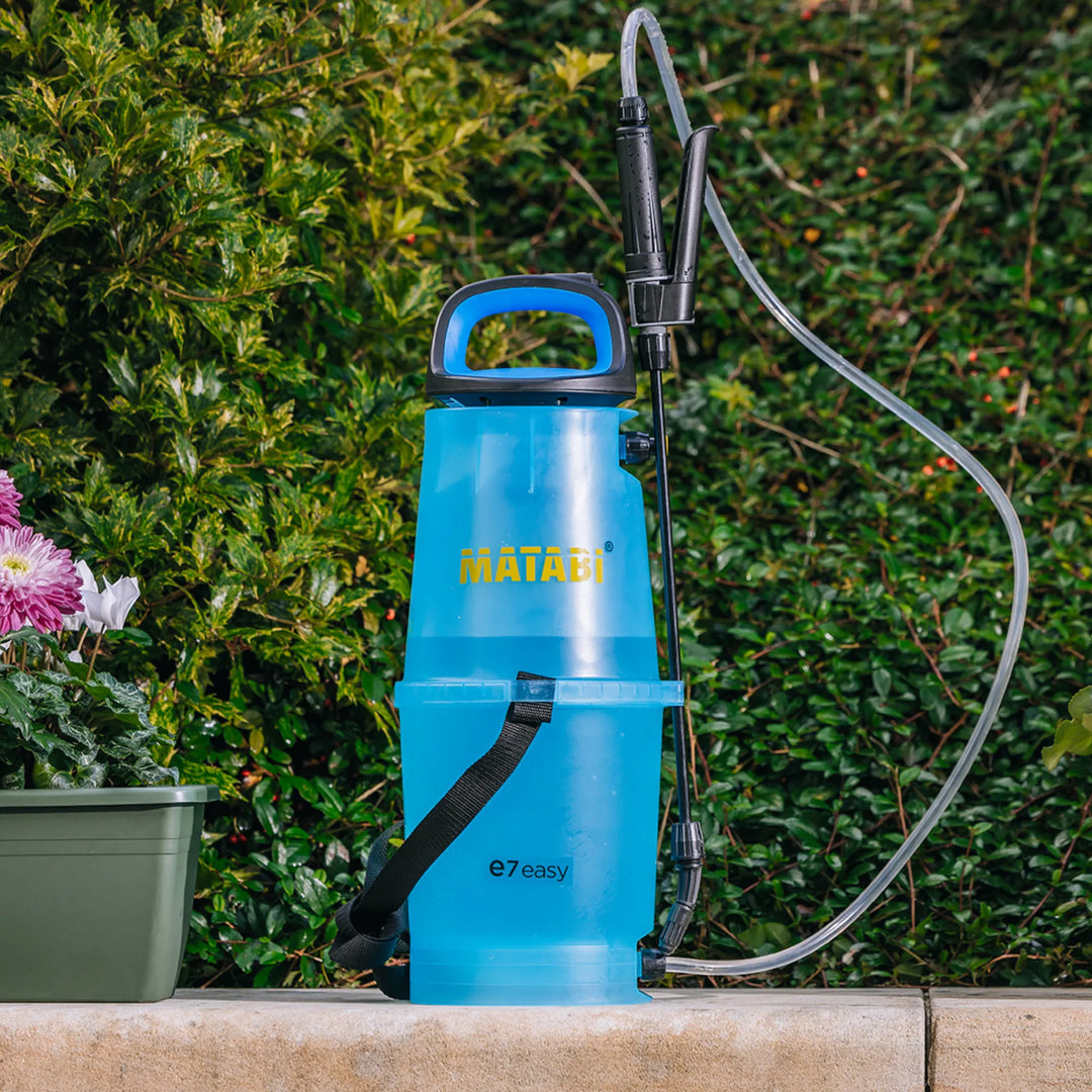 Matabi E7 Easy Pulverizador eléctrico sin bombeo para jardín y huerto