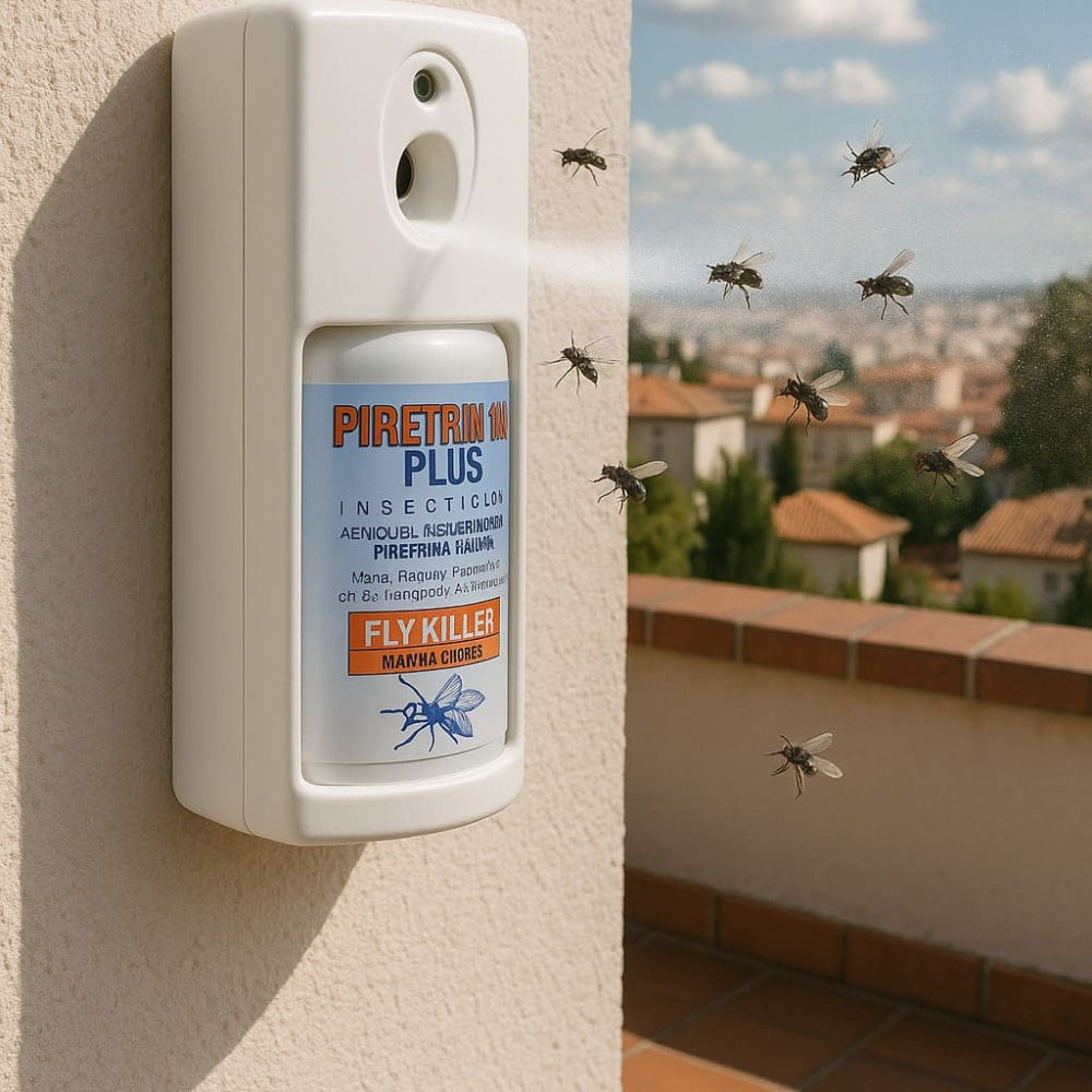 Piretrin 100 Plus - Insecticida Moscas, Mosquitos y voladores