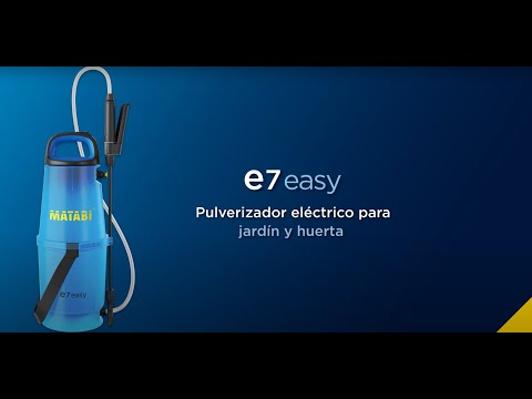 Matabi E7 Easy - Pulverizador eléctrico sin bombeo para jardín y huerto