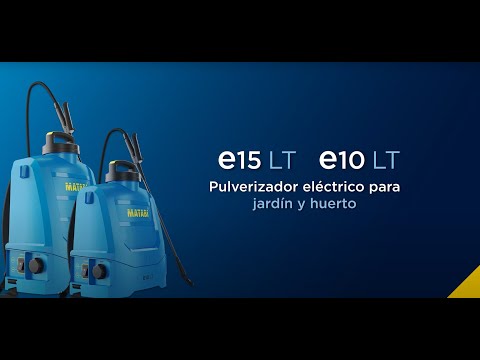 Matabi e10 LT Pulverizador a batería con boquillas intercambiables y doble filtrado