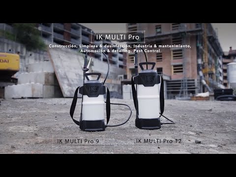 IK MULTI Pro 9 - Pulverizador profesional resistente a ácidos y desinfectantes