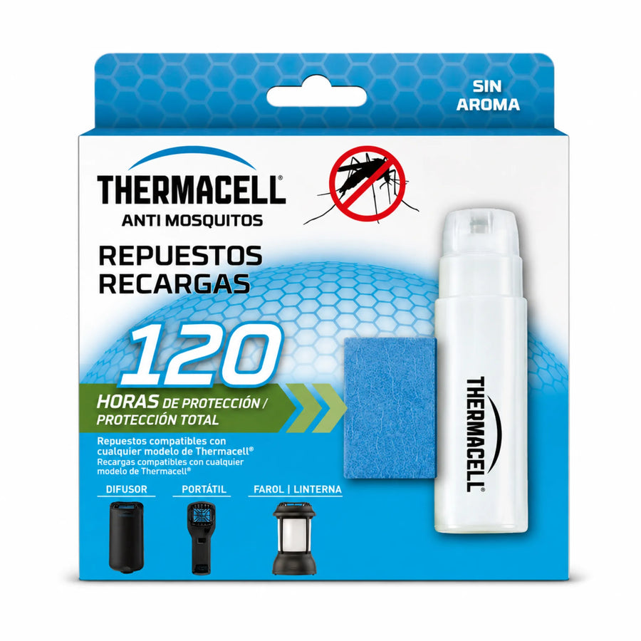 Pack Thermacell 120H Antimosquitos 30 Pastillas Repelentes + 10 Cartuchos Butano