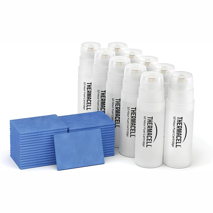 Pack Thermacell 120H Antimosquitos 30 Pastillas Repelentes + 10 Cartuchos Butano