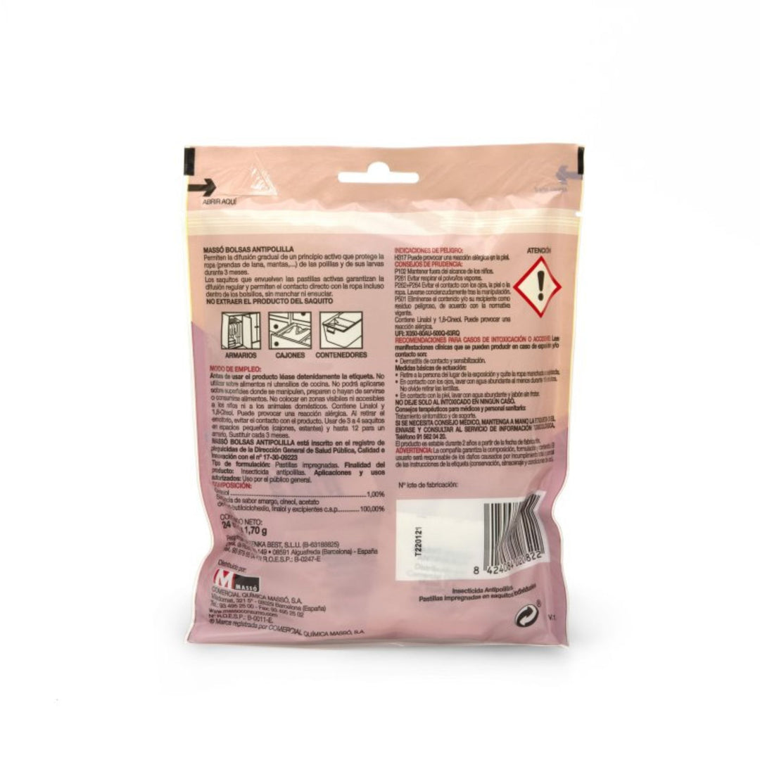 Bolsa Antipolillas Preben – Protección de Ropa con Aroma a Lavanda (Duración 3 Meses)