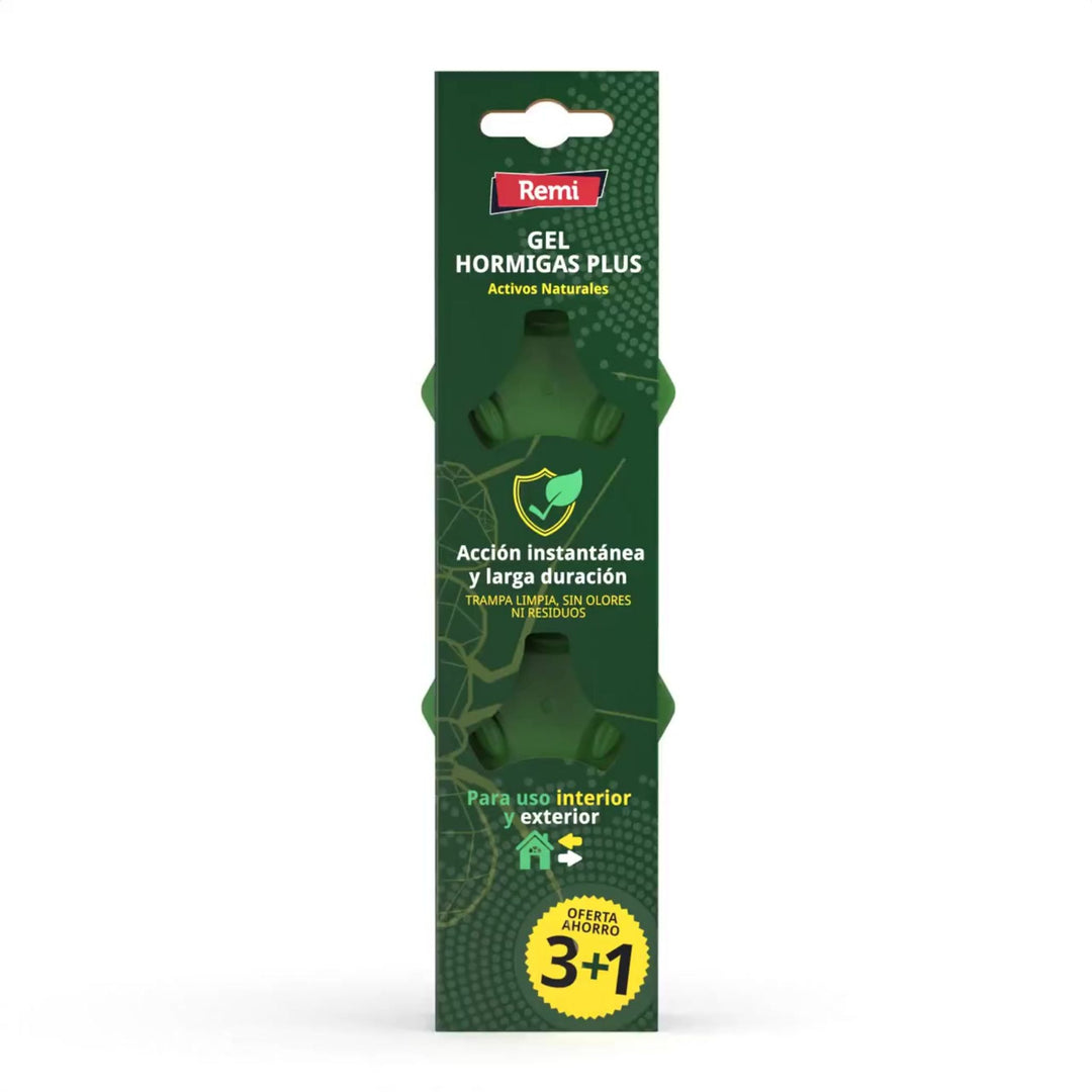 Pack 4 Trampas Gel Hormigas Plus – Control Eficaz de Hormigas Interior y Exterior