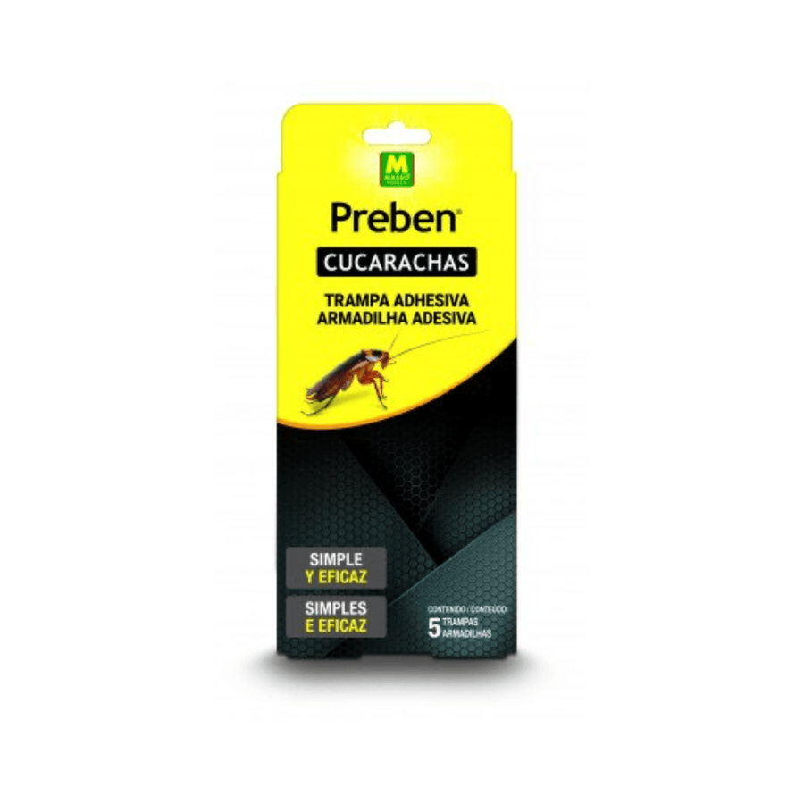 Trampa Adhesiva Cucarachas Masso